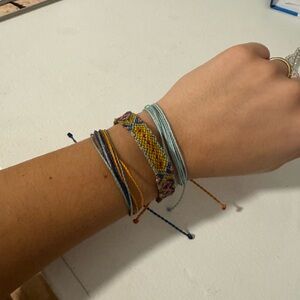 Pura Vida Multicolor Woven Bracelet Set